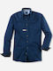 Olymp Men's Shirt Long Sleeve Cotton Blue