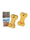 Dog Toy Bone Beige 2pcs