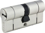 Hugo Locks GR 3.5S Αφαλός για Τοποθέτηση σε Κλειδαριά με 5 Κλειδιά 70mm (30-40mm) σε Ασημί Χρώμα 60035