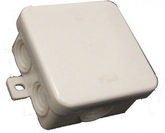 Dabler Cutie electrică pentru montaj exterior Ramificare IP54 Cutie de joncțiune montată pe perete 65x65x35mm în culoarea Gri