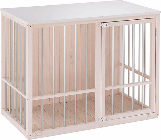 Ferplast Dog Fort Hundehaus Hölzernes Innenbereich Rosa 100.5x59x82.5cm