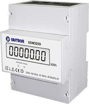 Eastron SDM-320D Μετρητής Παλμών Ηλεκτρολογικού Πίνακα Ψηφιακό Ράγας Μονοφασικό Wi-Fi 501-596211001