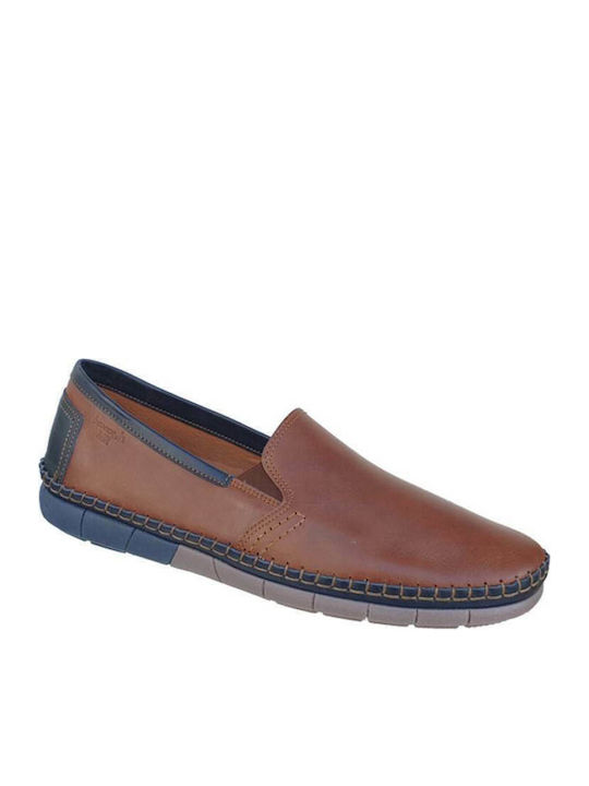 Boxer Кожа Мъжки Slip-On Тютюнев