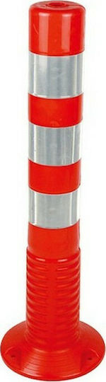 Inox Kiss Κολωνάκι Σήμανσης Εύκαμπτο σε Πορτοκαλί Χρώμα με Ύψος 50εκ.