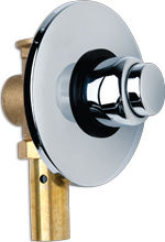 Viospiral TRM Spülventil für Toiletten Rund 3/4 Zoll Eingebaut Drückbar 21-0586