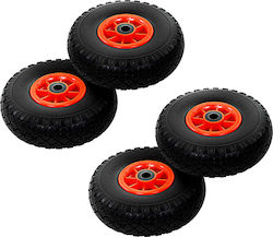vidaXL 142972 Ρόδες Πολυουρεθάνης 4τμχ x85mm