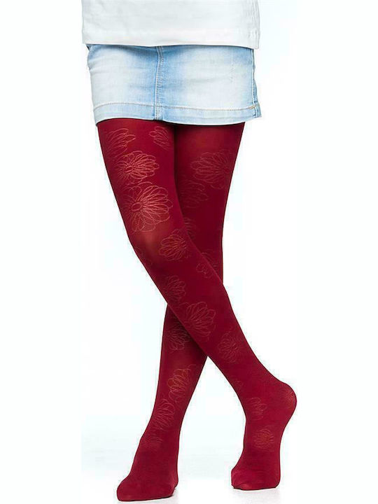 Inizio Kids Tight Burgundy 60 Den