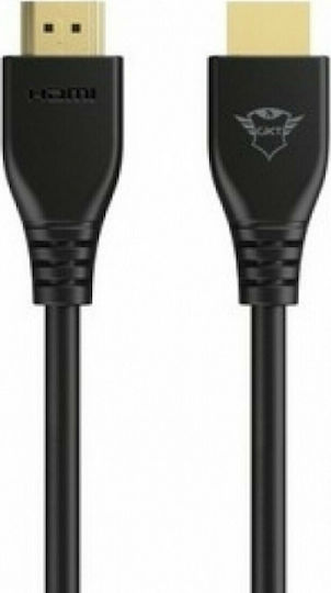 Trust GXT 731 Ruza HDMI 2.1 Ultra High Speed 48Gbps 4K 120Hz HDR VRR Cable HDMI Male - HDMI Male 1.8m Black