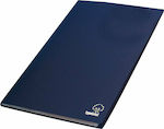 Typotrust Clipboard Flexible with 10 plastic sleeves Slides for Paper A4 Blue 1011013 1pcs FP10110-13