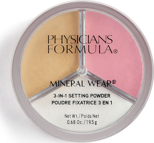 Physicians Formula Mineral Wear 3 in 1 Make-up-Finisher Setting Powder 19,5gr