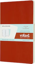 Moleskine Set 2 Notizbücher Geregelt Mehrfarbig