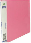 Metron Clipboard Flexible with 10 plastic sleeves Slides for Paper A4 Pastel Pink 10pcs