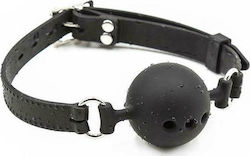 Fetish Addict Silicone Breathable Ball Gag Large Gag in Black Color
