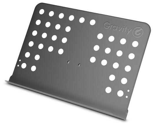 Gravity NS MS 01 Стойка за ноти За музика Височина 47.5см Черен GNSMS01