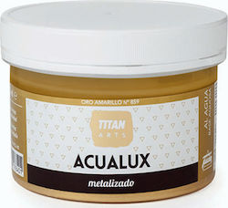 Titan Acualux Metal Υγρό Χρώμα Χειροτεχνίας Χρυσό για Ξύλο Μεταλλικό Oro Amarillo No859 250ml