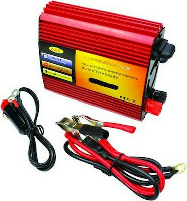 Inverter Αυτοκινήτου 1500W για Μετατροπή 12V DC σε 220V AC