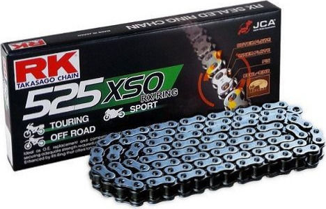 RK Drive Chain 525XSO Chain 124L X O Ring for Honda Transalp