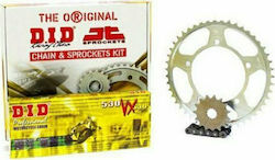 DID Chain & Sprocket Kit Did-jt Drive Chain-Sprocket Set for FZ6 '04- (16-46-VX) for Yamaha FZ6 Fazer 2004-2009