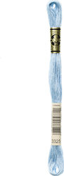 DMC Thread Embroidery Μουλινέ 117 Cotton in Blue color 8m Baby Blue Light