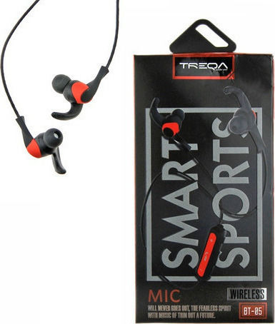 Treqa BT-05 In-Ear Bluetooth-Freisprecheinrichtung Kopfhörer Schwarz