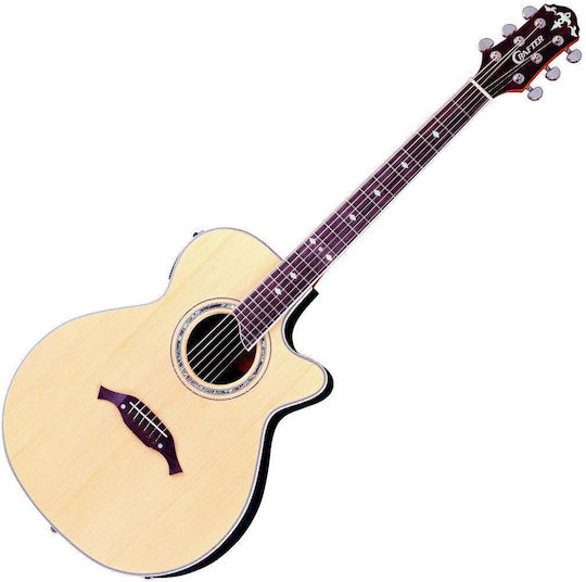 Crafter Semi-acustic Chitară FX-630EQ Chitare acustice cu decupaj Natural