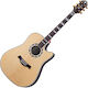 Crafter Semi-Akustik Gitarre DE-24/N Ausschnitt Natürlich