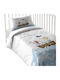 Anna Riska Baby Pillowcase Made of 100% Cotton Light Blue 30x40cm