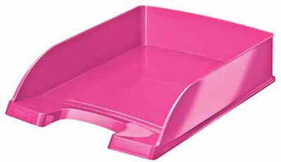 Leitz Filing Tray Metallic Wow Pink