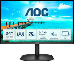 AOC 24B2XD IPS Монитор 23.8" FHD 1920x1080 с Време за Реакция 4мс GTG