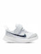 Varsity Αθλητικά Παιδικά Παπούτσια Running με Σκρατς Λευκά