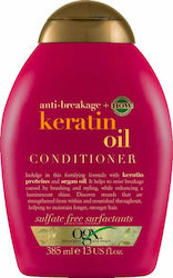 OGX Keratin Oil Conditioner Αναδόμησης/θρέψης για Όλους τους Τύπους Μαλλιών 385ml