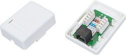 A-LAN Wire Connector Rj45 White Σύνδεσμος Καλωδίων
