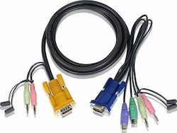 Aten Кабел KVM 2L-5303P 3м για το CS1758 PS/2