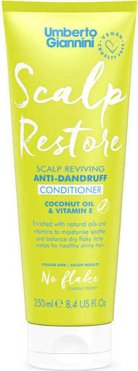 Umberto Giannini Scalp Restore Scalp Reviving Anti-Dandruff Conditioner Against Dandruff for Frizzy Hair 250ml