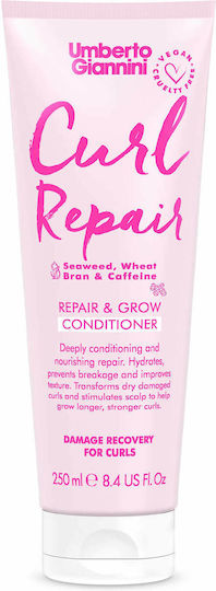 Umberto Giannini Curl Repair and Grow Conditioner Αναδόμησης/Θρέψης για Σγουρά Μαλλιά 250ml