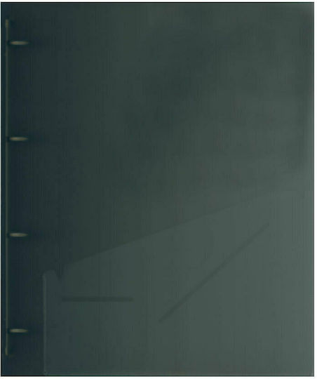 Typotrust Clipboard with 2 Rings 3/32 for Paper A4 Black 1pcs
