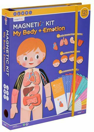 Mieredu Magnetic Construction Toy Body Emotions for Children 4+ years old+ Years