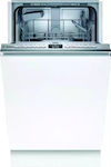 Bosch SPV4EKX20E Πλήρως Εντοιχιζόμενο Πλυντήριο Πιάτων με Wi-Fi για 9 Σερβίτσια Π44.8xY81.5εκ. Λευκό
