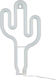 Kids Decorative Lamp Cactus Transparent 14x2.2x26.2εκ.