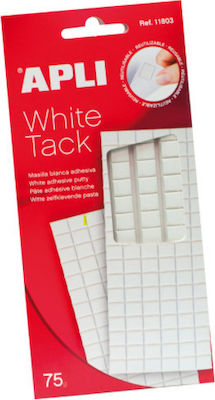 Apli Glue Stickers White Tack Large Size 75gr 11803