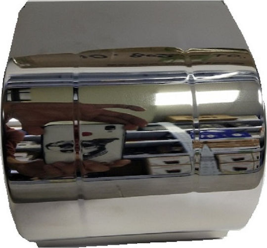 Wall Mounted Metallic Tissue Holder Silver 201333