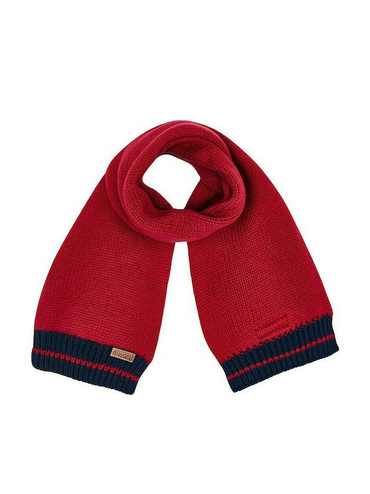 Kinder Schal Gestrickt Rot