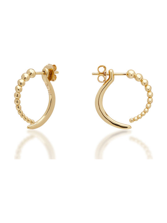 Jcou Earrings Hoops made of Silver Gold Plated JW900G4-04