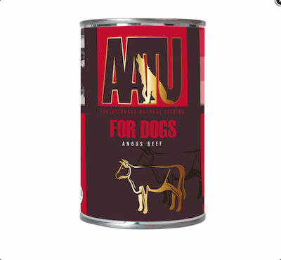 AATU Angus Umedă pentru Câini Câine cu Carne de vită în Conservă 1 x 400gr.