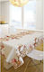 Saint Clair 2026 Christmas Stain-resistant Tablecloth Fabric Beige L180xW145cm.