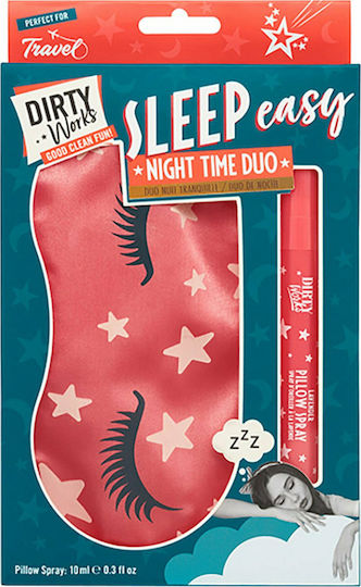 Dirty Works Sleep Easy Night Time Duo Sleep Mask Red