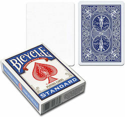 Bicycle Blank Face Plasticized Card Deck Blue