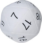 Ultra Pro Dungeons & Dragons Plush Dice Dice D20 White 84949