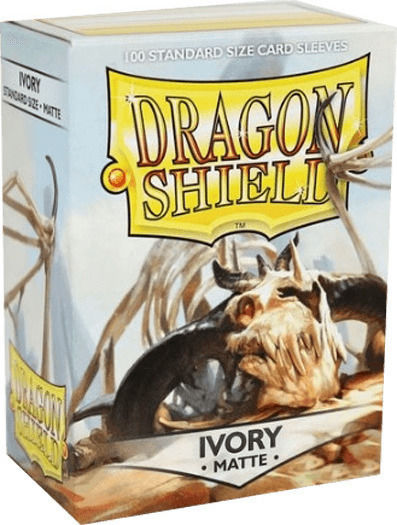 Dragon Shield Dragon Shield Matte Ivory Card Sleeves Standard Size 100τμχ Ivory DSAT-11017