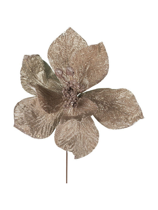 Zaros Weihnachtsdekoration Stoff Blume Länge 65cm. Alexandriner